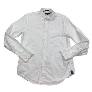 Banana Republic Organic Cotton Untucked Fit Oxford Shirt Men's Size Medium